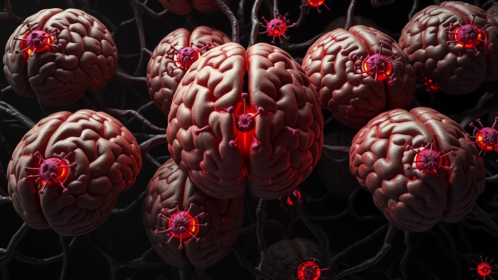 뇌수막염 원인 및 종류 (realistic 스타일)