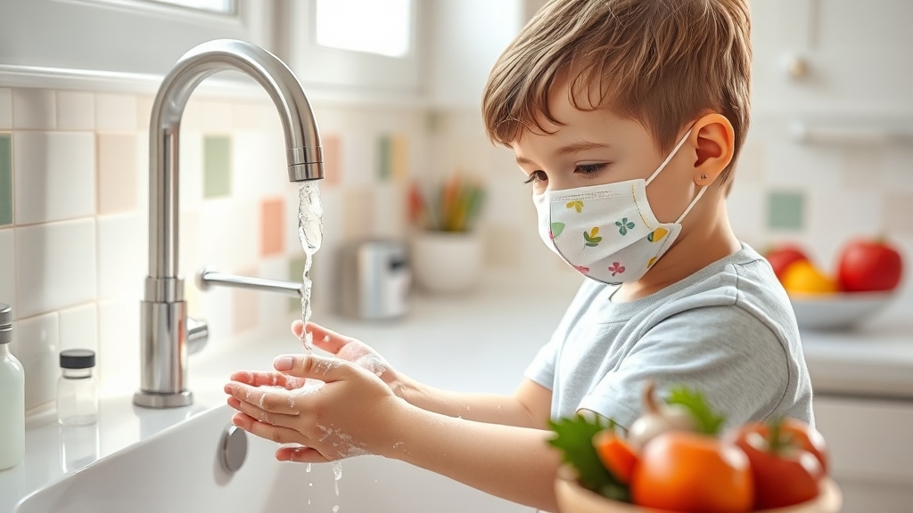 뇌수막염 예방 방법 (realistic 스타일)