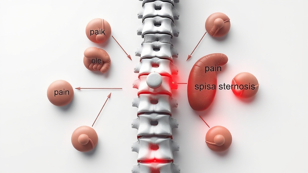 등 통증 유형별 진단/증상 (illustration 스타일)