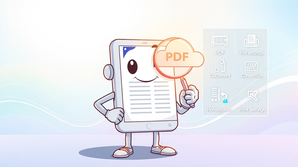 한컴 오피스 뷰어 활용 팁 (illustration 스타일)