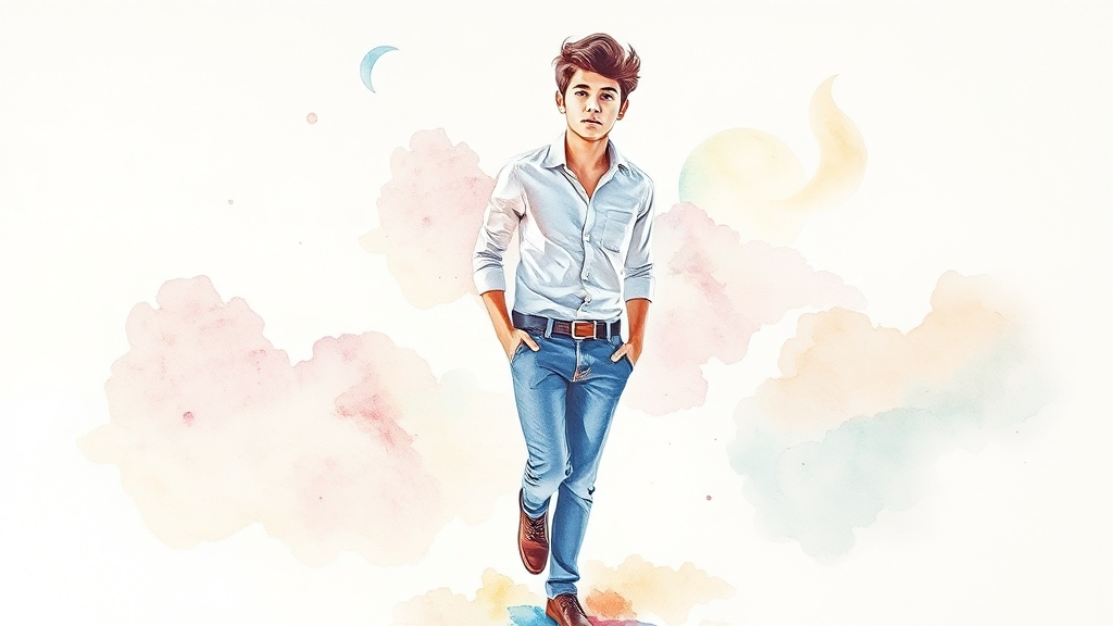 구직촉진수당 FAQ (watercolor 스타일)