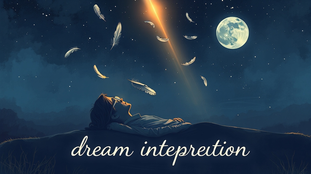 꿈 해몽, 왜 중요할까? (illustration 스타일)