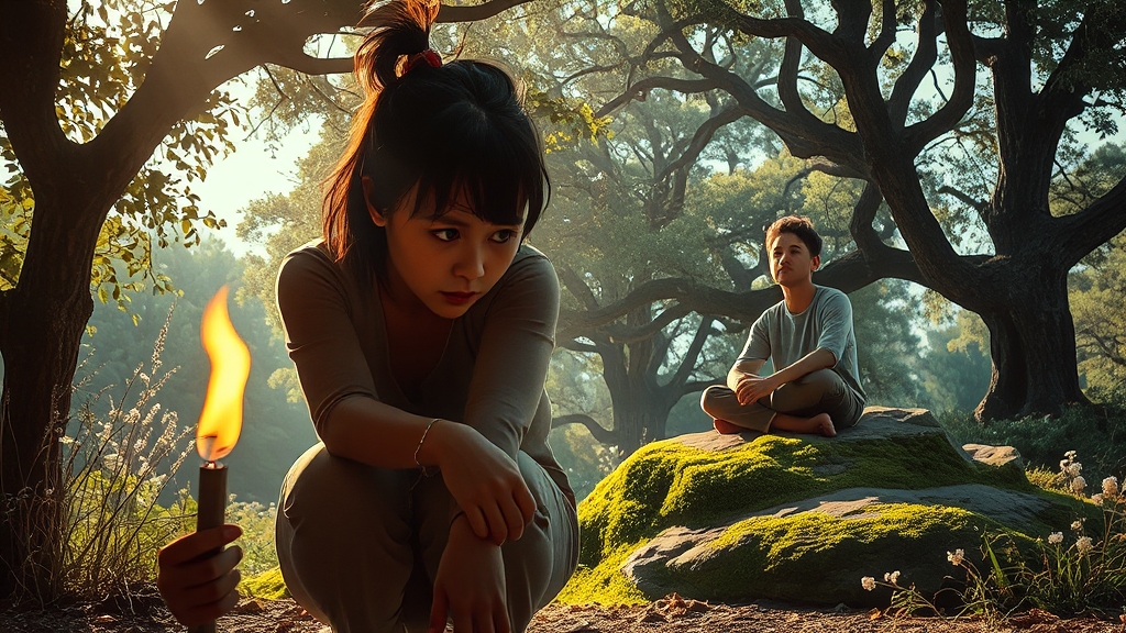 꿈 해몽 시 주의할 점 (realistic 스타일)