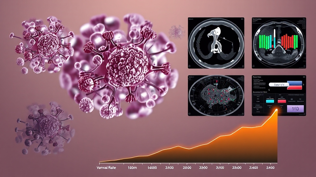 난소암 진단 및 병기: 검사 방법과 단계별 특징 (realistic 스타일)