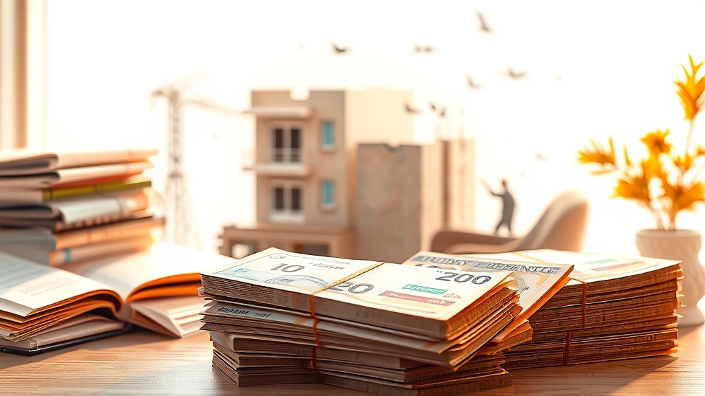 지원금 종류 및 규모 (realistic 스타일)