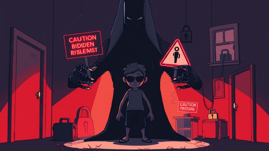 아고다 다크패턴 & 피해 예방 (cartoon 스타일)