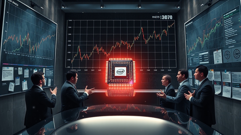 인텔 주가 전망은? (realistic 스타일)