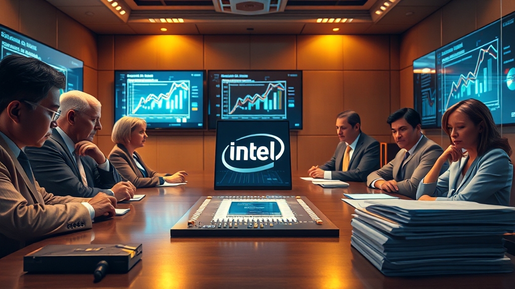 정부의 인텔 지분 인수 검토 (realistic 스타일)