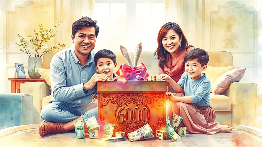 증여세 면제 한도란? (watercolor 스타일)