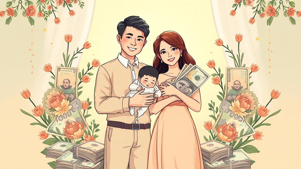 증여세 절세 꿀팁 (illustration 스타일)