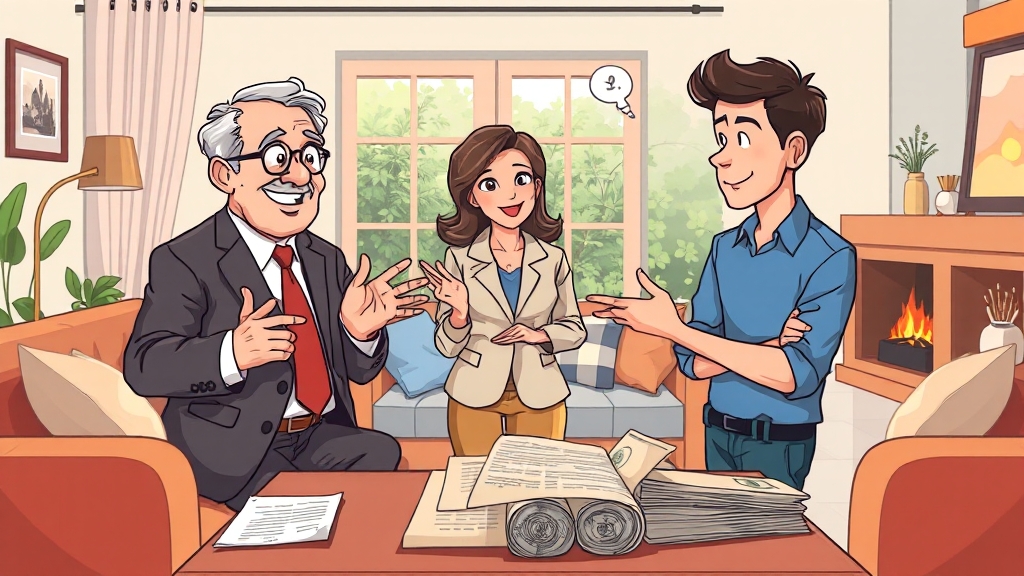 상속세 관련 Q&A (cartoon 스타일)