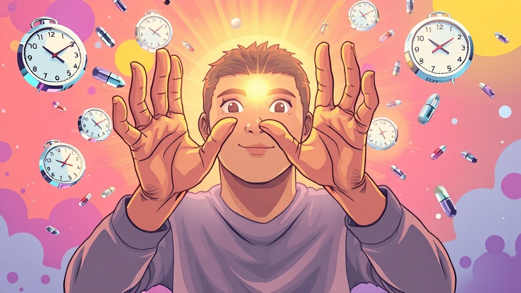 조루증 치료법 (cartoon 스타일)