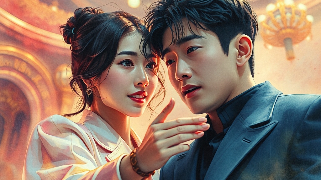 드라마 소개 및 핵심 정보 (watercolor 스타일)