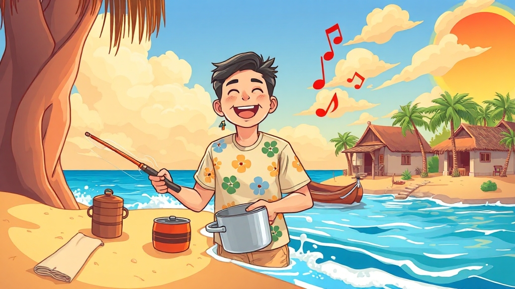 임영웅 활동: 섬총각, 신곡, 드라마 '연인'까지! (cartoon 스타일)