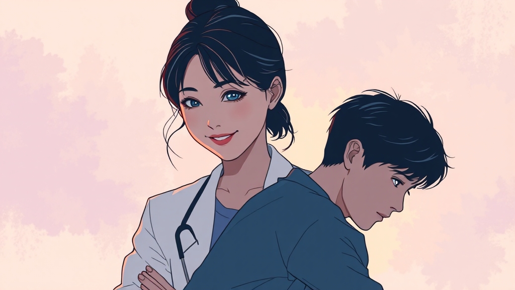 채우리: 따뜻한 의사 (illustration 스타일)