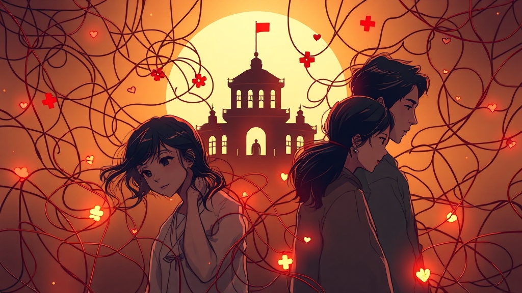 전체 인물 관계도 요약 (illustration 스타일)