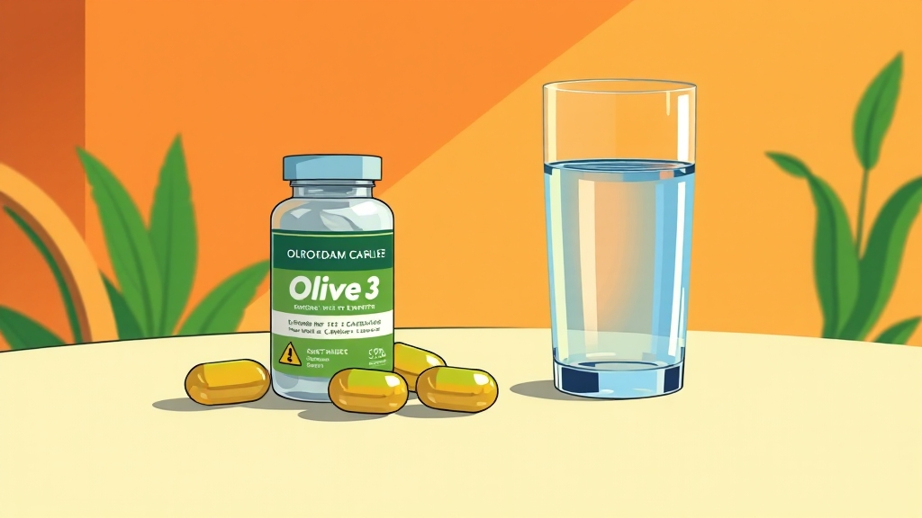 섭취 방법 및 주의사항 (cartoon 스타일)