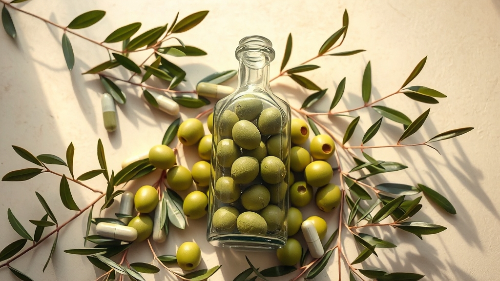 올리브 오일과의 차이점 (realistic 스타일)