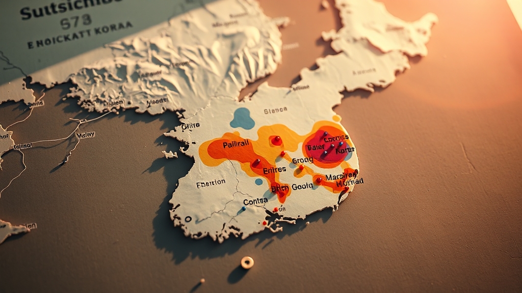 지역별·연령별 지지율 특징 (realistic 스타일)