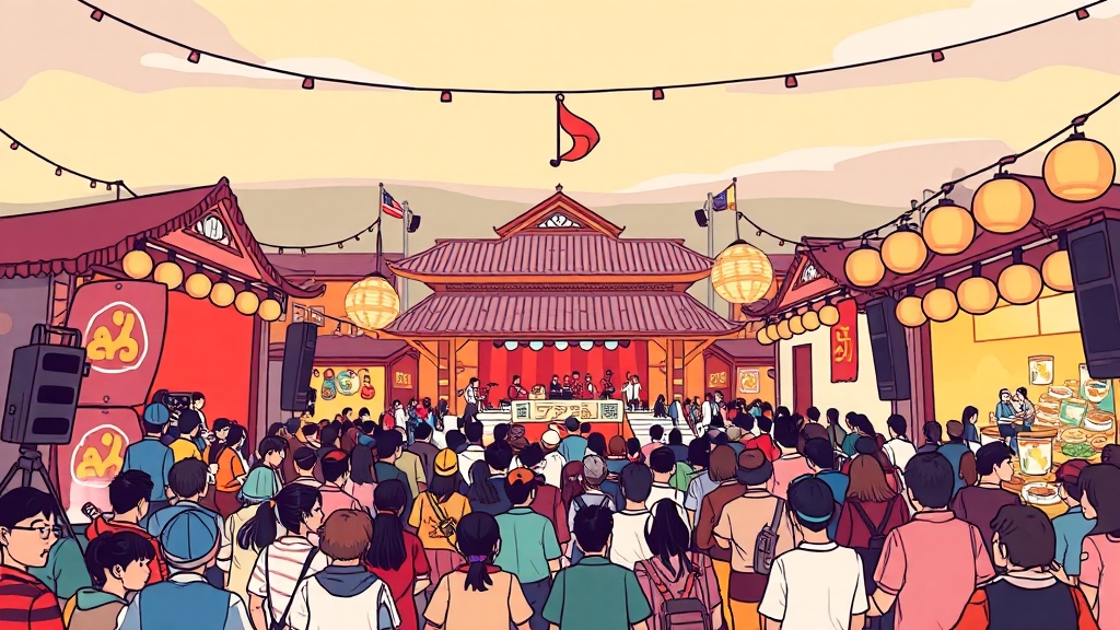 축제 기본 정보 (cartoon 스타일)