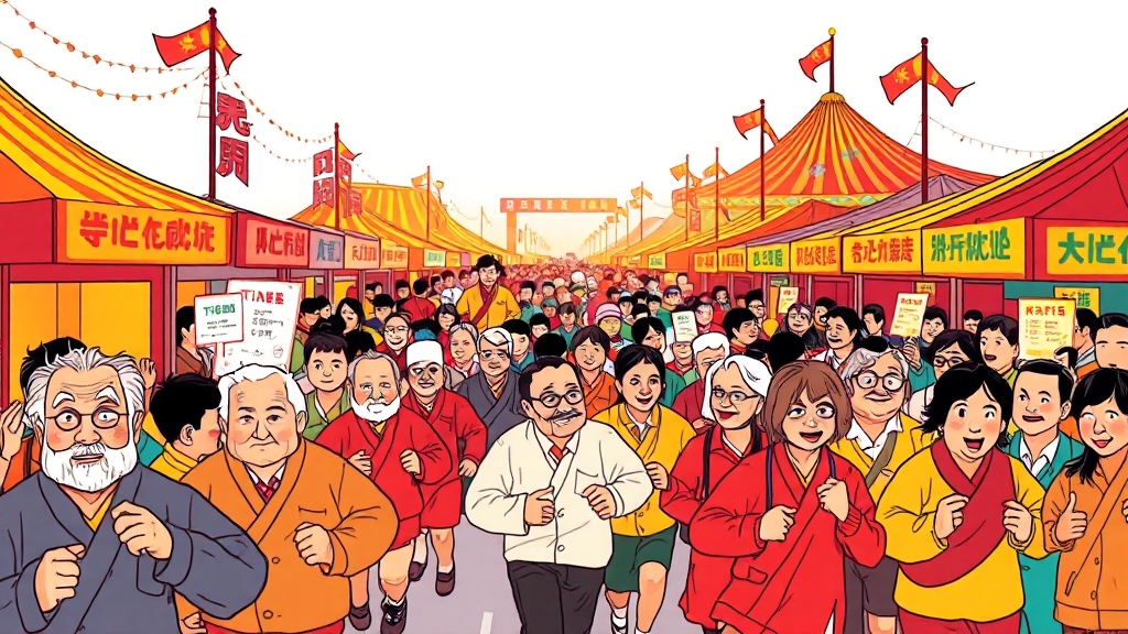 축제 방문 꿀팁 (cartoon 스타일)