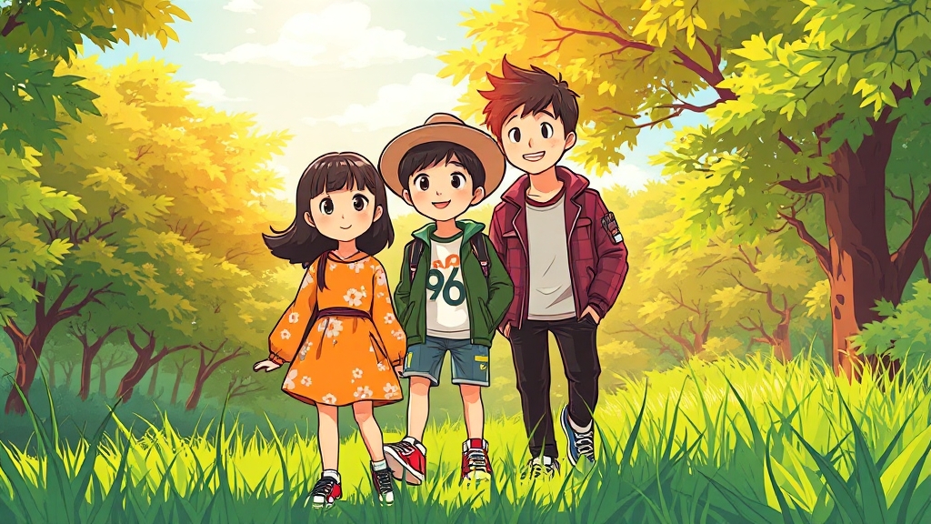 드라마 속 인물 분석 (cartoon 스타일)