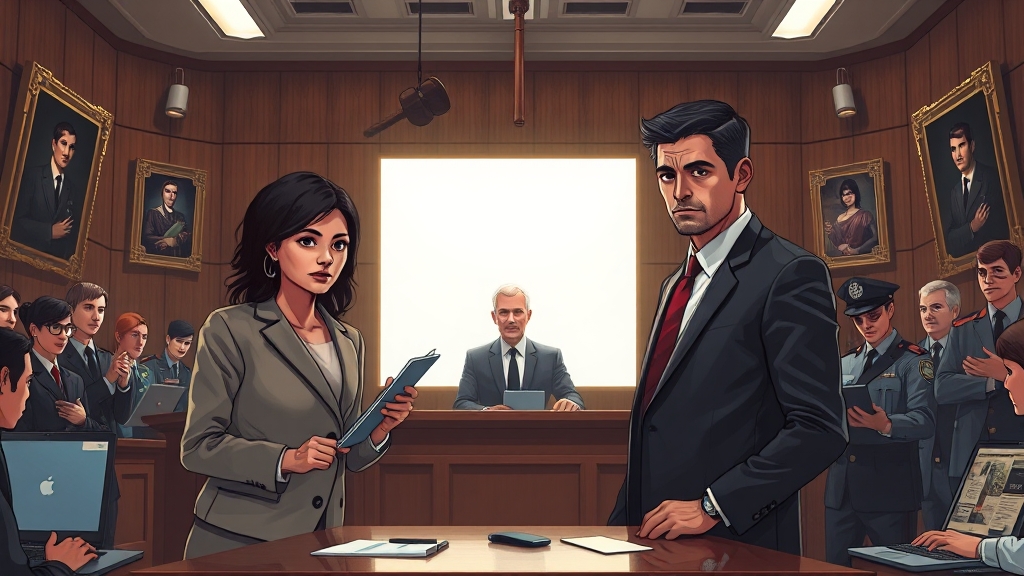 구속영장, 왜 필요할까? (illustration 스타일)