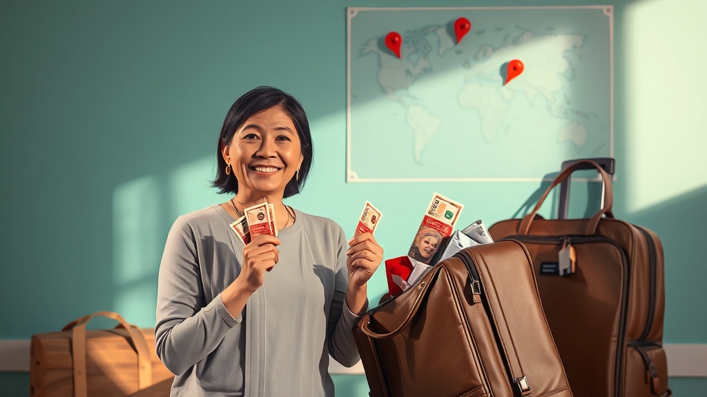 여행지원금 사용 및 정산 (realistic 스타일)