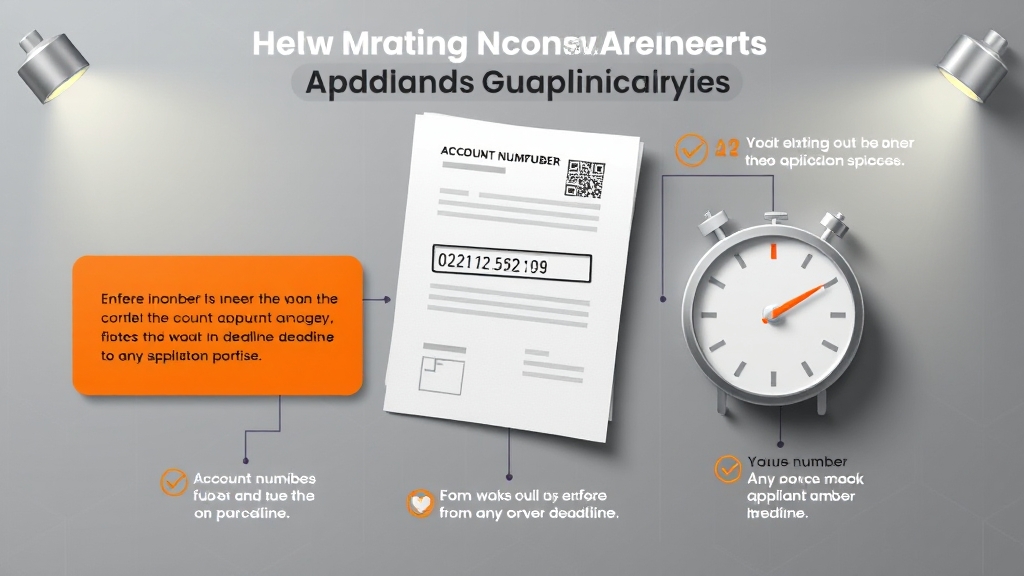 신청 시 유의사항, 꼭 확인하세요! (realistic 스타일)