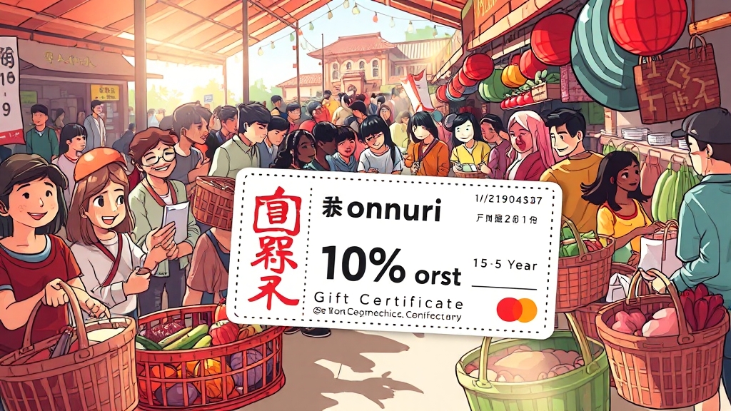 디지털 온누리상품권이란? (cartoon 스타일)