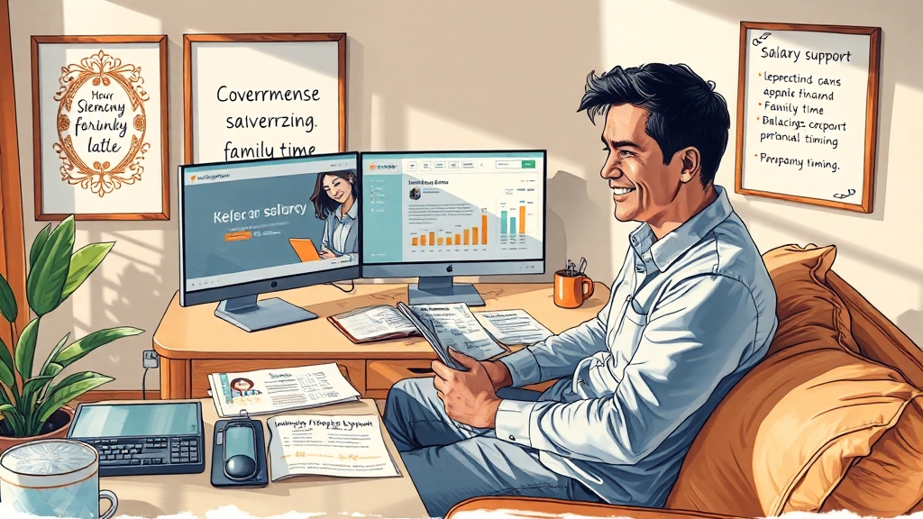 급여 지급 기준 및 신청 방법 (realistic 스타일)