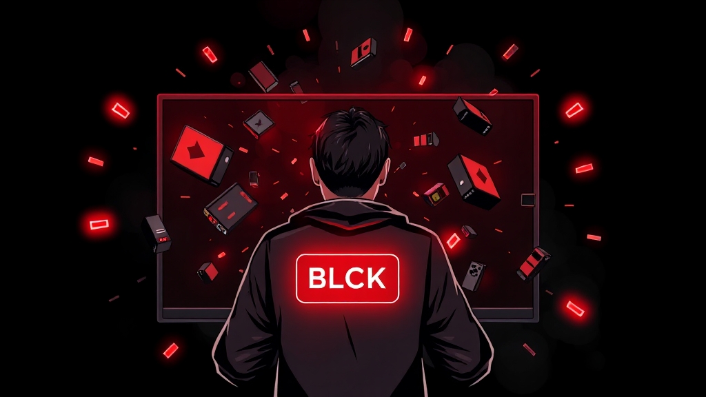 광고, 왜 차단해야 할까요? (illustration 스타일)