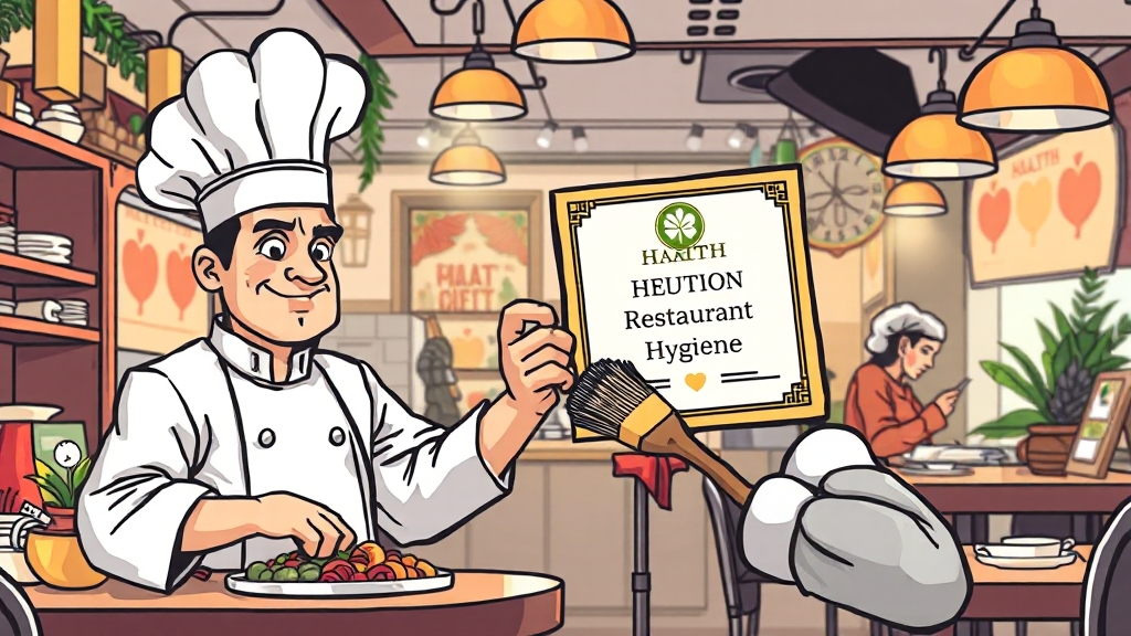 누가 보건증이 필요할까요? (cartoon 스타일)