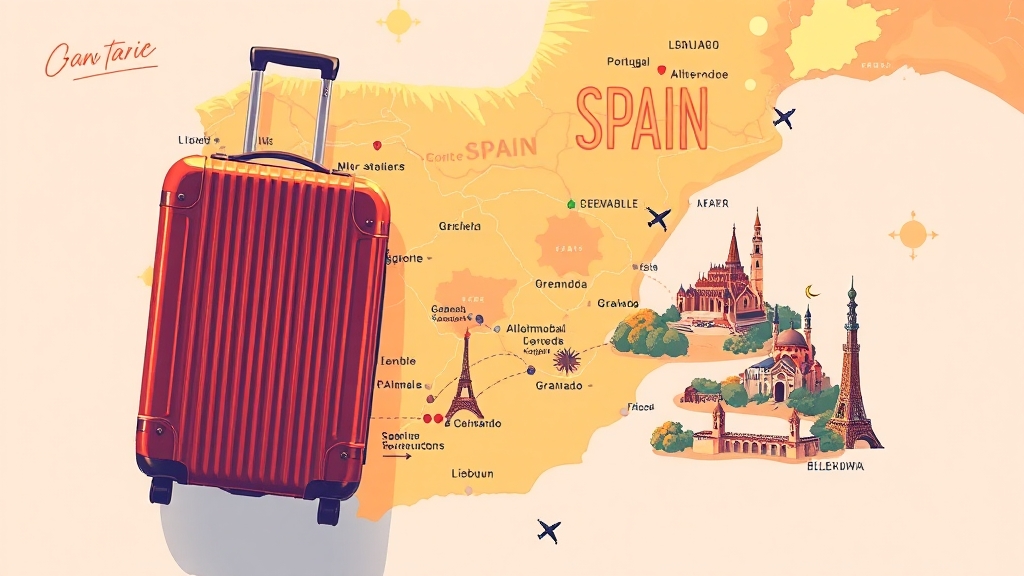 여행 상품 비교 분석 (illustration 스타일)