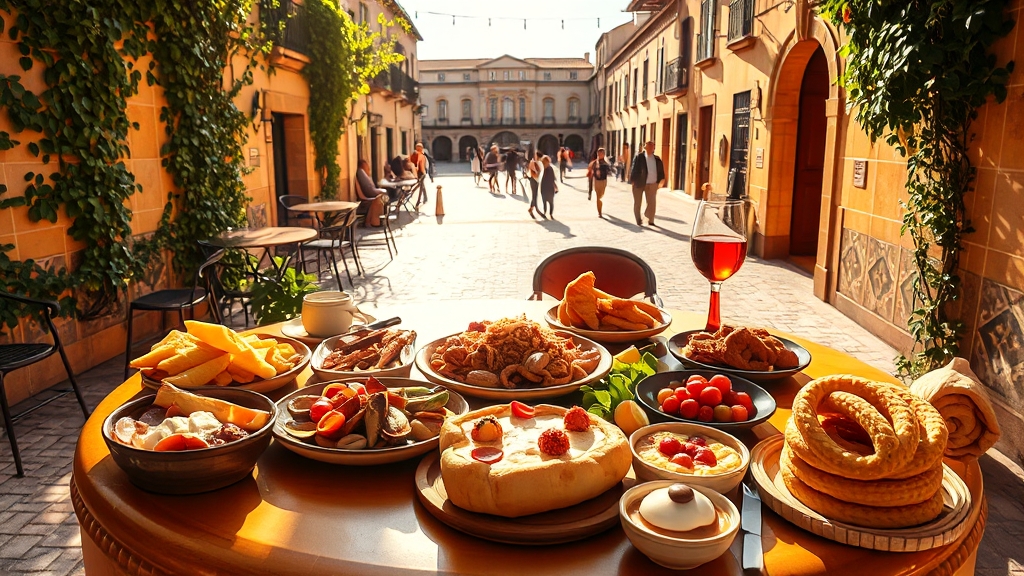 식사 및 특식 안내 (realistic 스타일)