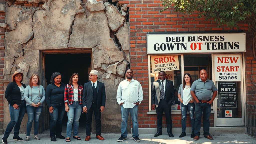 새출발기금과의 차이점 (realistic 스타일)