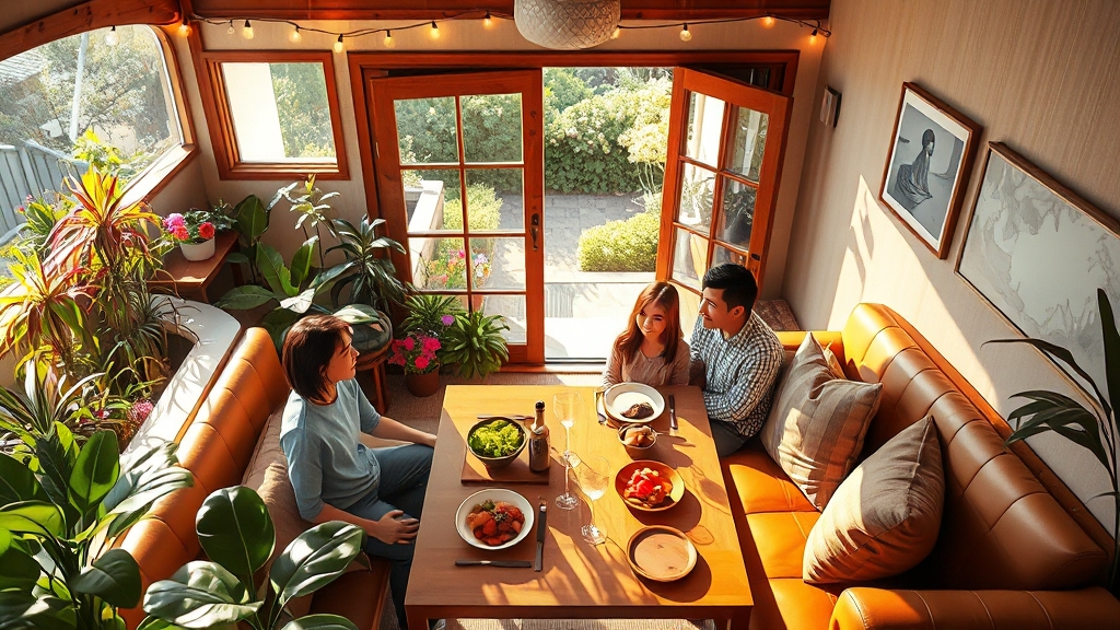 매장 분위기와 내부 (realistic 스타일)