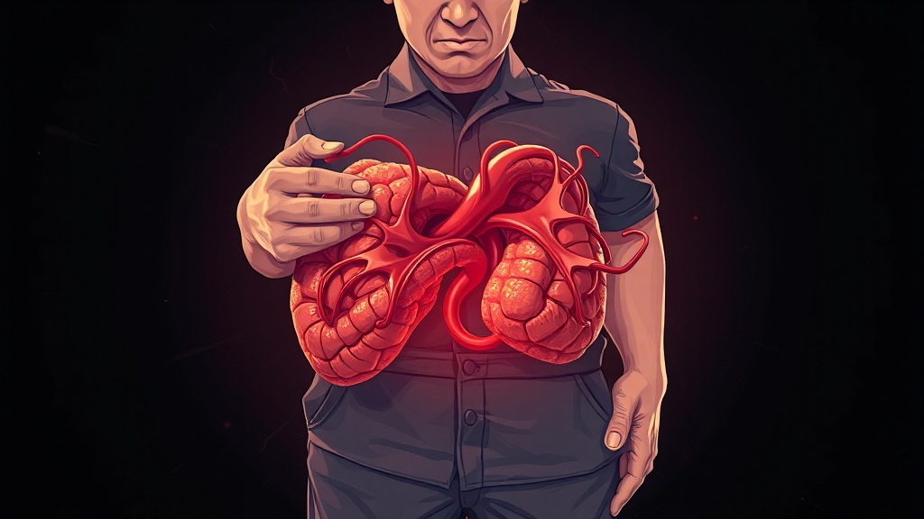 고환 통증, 왜 생길까? (illustration 스타일)