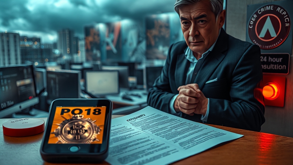 소액결제 피해 발생 시 대처 방법 (realistic 스타일)