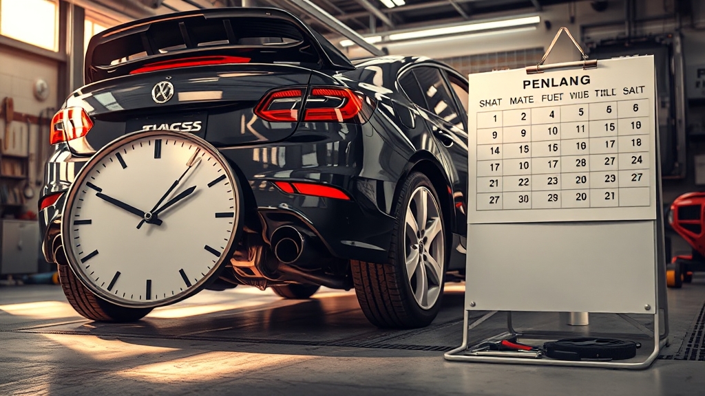 검사 종류와 주기는? (realistic 스타일)