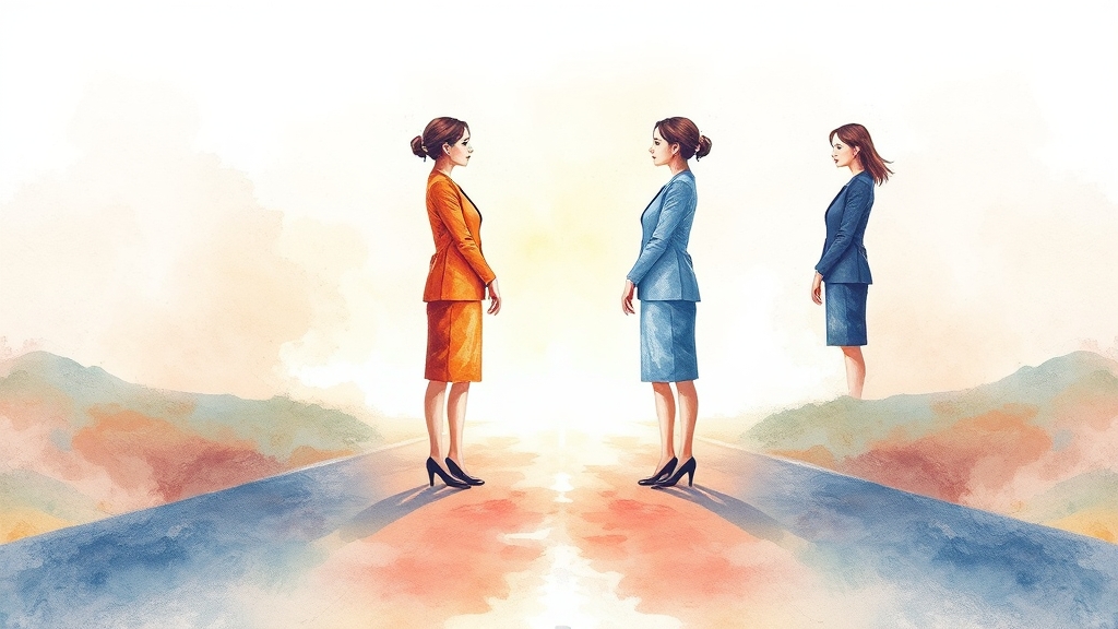 장기 vs 단기 투자, 무엇이 유리할까? (watercolor 스타일)