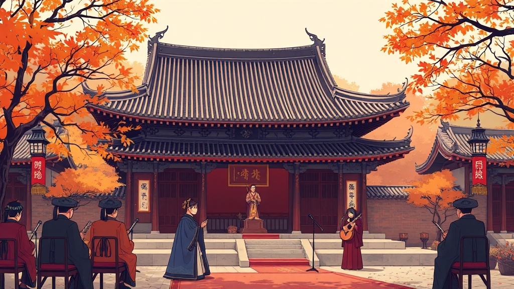 가을 궁중문화축전 (illustration 스타일)