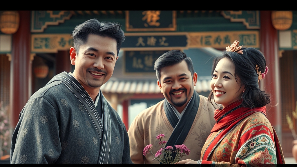 온라인 고궁 체험 (realistic 스타일)